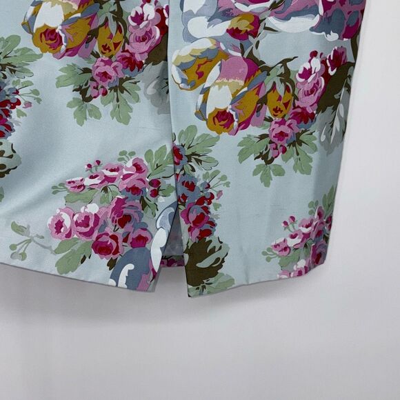 Renato Nucci Vintage Silk Floral 90s Pencil Skirt Knee Length size US 4 EU‎ 38 - Picture 5 of 9